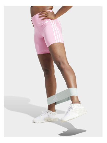 adidas Спортни шорти Essentials IS4206 Розов Slim Fit