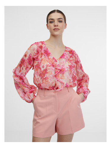 Orsay Pink women's floral blouse - Women