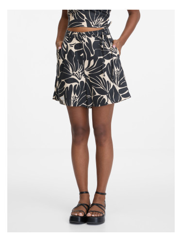 Orsay Black Women's Patterned Shorts - Women's