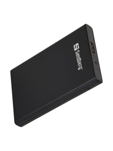 Кутия 2.5" (6.35 cm) Sandberg SNB-133-89, за HDD, SATA, USB 3.0, черна