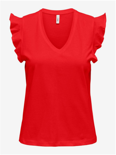 Red women's top ONLY May - Women