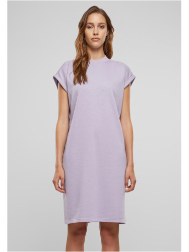 Women's Oversized Terry Dress - Purple