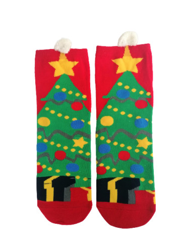 Дамски Коледни чорапи с елха