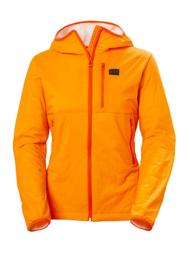 Women's Helly Hansen Lifaloft Air Hooded Insulato W Poppy Orange Jacket, XL